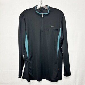 Lhotse Technical Outdoors 1/4 Zip Pullover Long-Sleeve Black Sz 110 (Large)